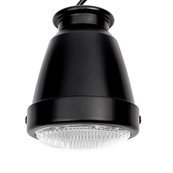 4.25" Motorcycle Mini Headlight w/High Low Beam Lights LED Bulb Black Housing - Picture 5 of 5